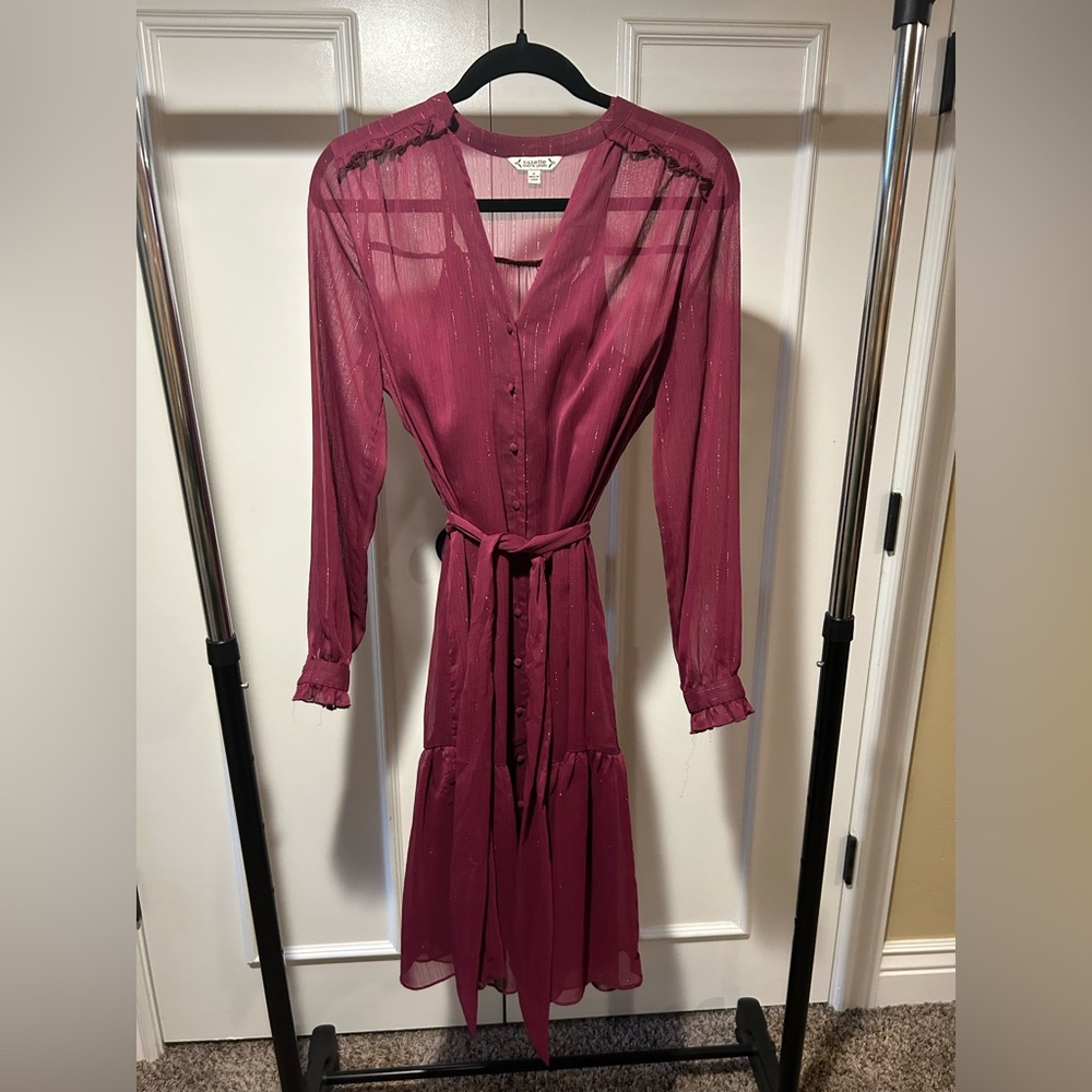 BNWOT Nanette Lepore two layer midi dress